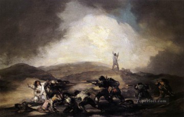 Robbery Romantic modern Francisco Goya Oil Paintings